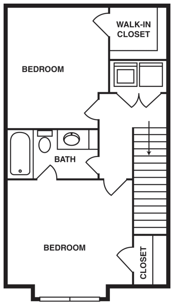 Floor Plans of Evergreen Townhomes in Gardner, KS